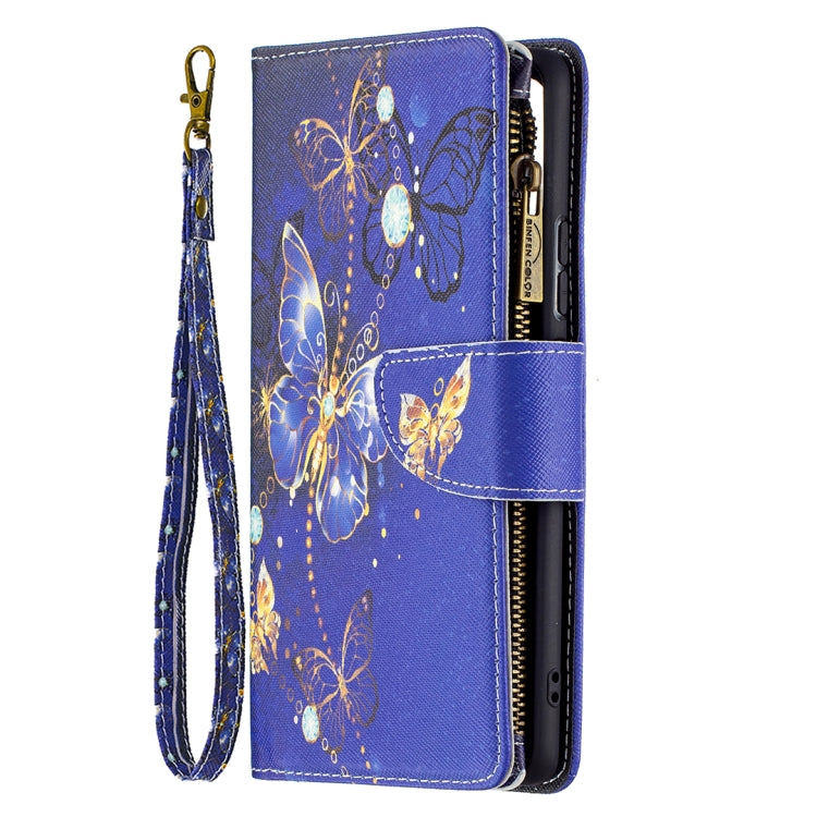 For Xiaomi Redmi Note 10 Pro Colored Drawing Pattern Zipper Horizontal Flip Leather Case with Holder & Card Slots & Wallet