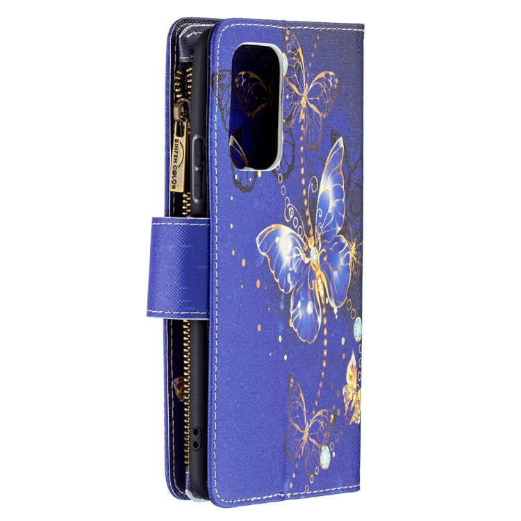 For Xiaomi Redmi Note 10 Pro Colored Drawing Pattern Zipper Horizontal Flip Leather Case with Holder & Card Slots & Wallet