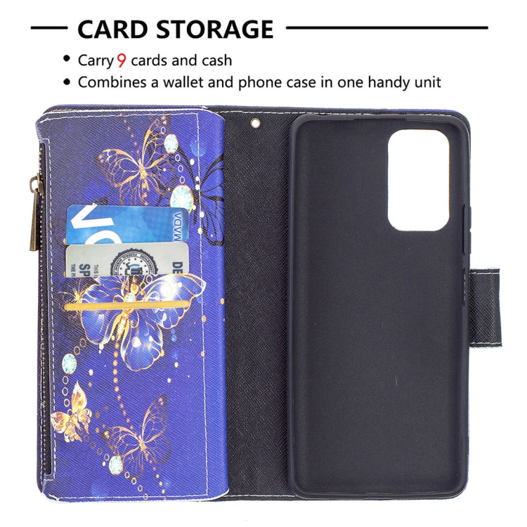 For Xiaomi Redmi Note 10 Pro Colored Drawing Pattern Zipper Horizontal Flip Leather Case with Holder & Card Slots & Wallet