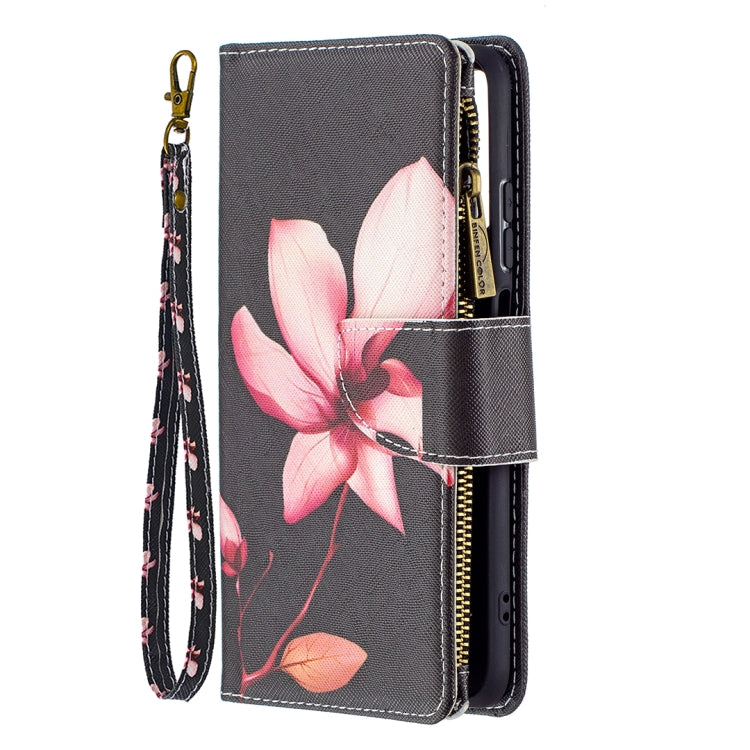 For Xiaomi Redmi Note 10 4G Colored Drawing Pattern Zipper Horizontal Flip Leather Case with Holder & Card Slots & Wallet