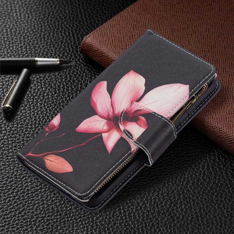 For Xiaomi Redmi Note 10 4G Colored Drawing Pattern Zipper Horizontal Flip Leather Case with Holder & Card Slots & Wallet