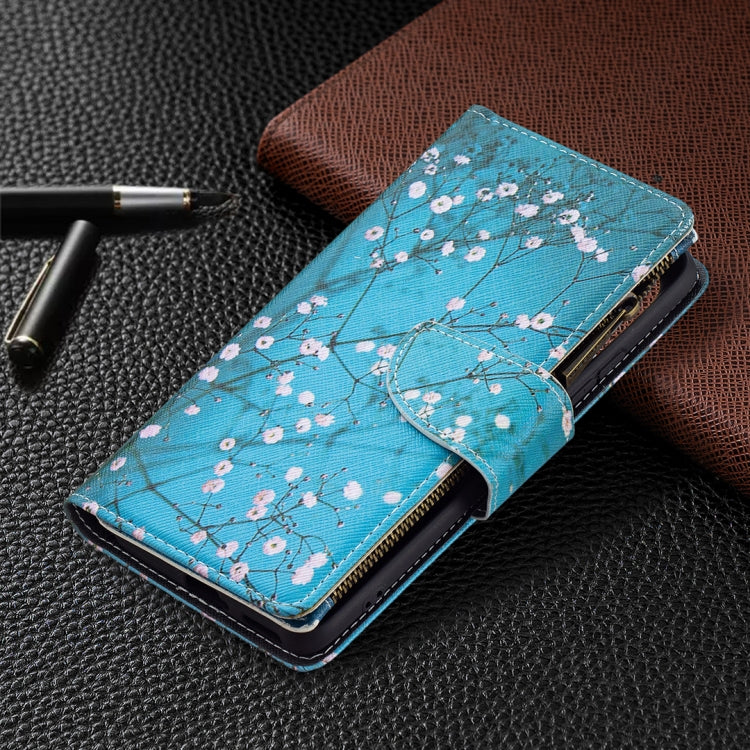 For Xiaomi Mi 11i / Poco F3 / Redmi K40 / K40 Pro Colored Drawing Pattern Zipper Horizontal Flip Leather Case with Holder & Card Slots & Wallet