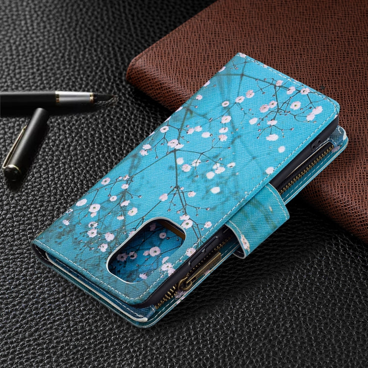 For Xiaomi Mi 11i / Poco F3 / Redmi K40 / K40 Pro Colored Drawing Pattern Zipper Horizontal Flip Leather Case with Holder & Card Slots & Wallet