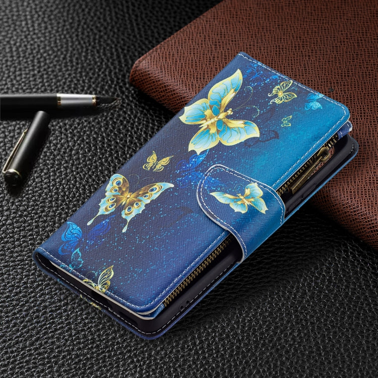 For Xiaomi Mi 11i / Poco F3 / Redmi K40 / K40 Pro Colored Drawing Pattern Zipper Horizontal Flip Leather Case with Holder & Card Slots & Wallet