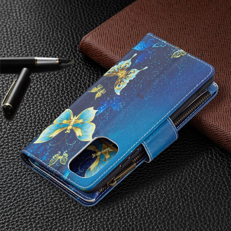 For Xiaomi Mi 11i / Poco F3 / Redmi K40 / K40 Pro Colored Drawing Pattern Zipper Horizontal Flip Leather Case with Holder & Card Slots & Wallet