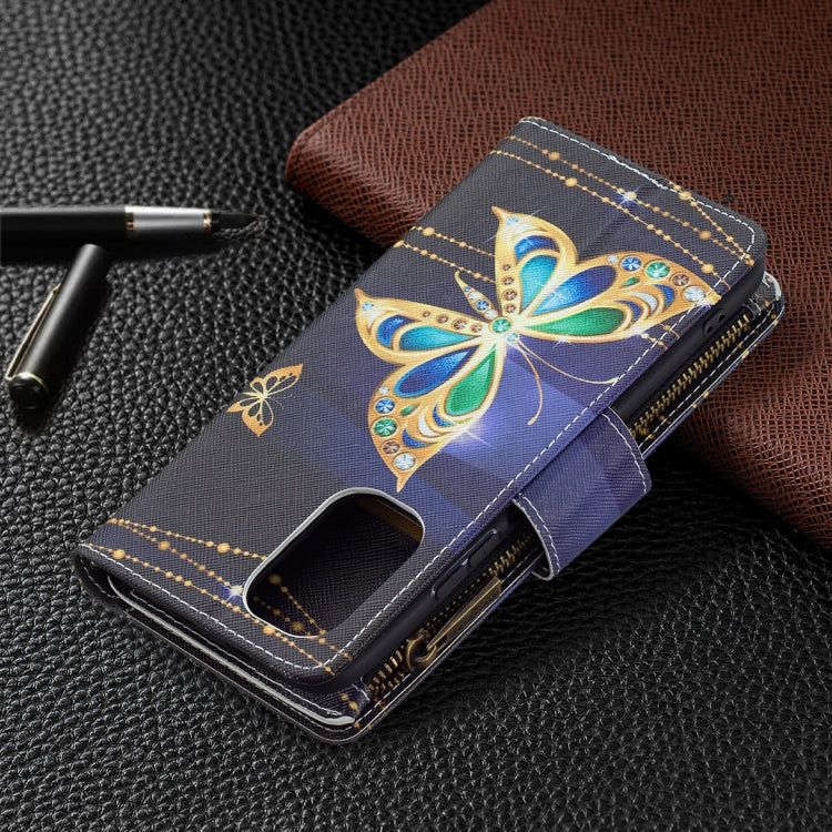 For Xiaomi Mi 11i / Poco F3 / Redmi K40 / K40 Pro Colored Drawing Pattern Zipper Horizontal Flip Leather Case with Holder & Card Slots & Wallet