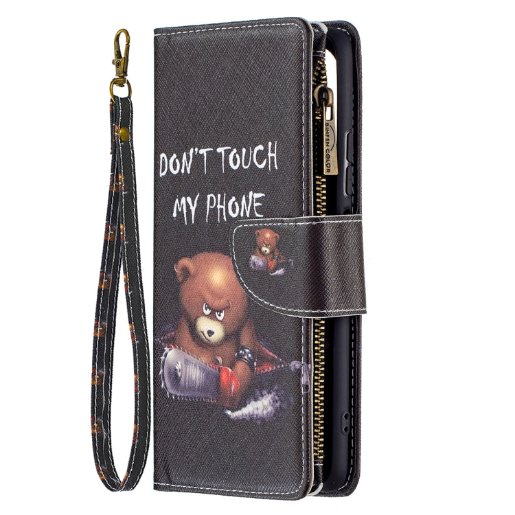 For Xiaomi Mi 11i / Poco F3 / Redmi K40 / K40 Pro Colored Drawing Pattern Zipper Horizontal Flip Leather Case with Holder & Card Slots & Wallet