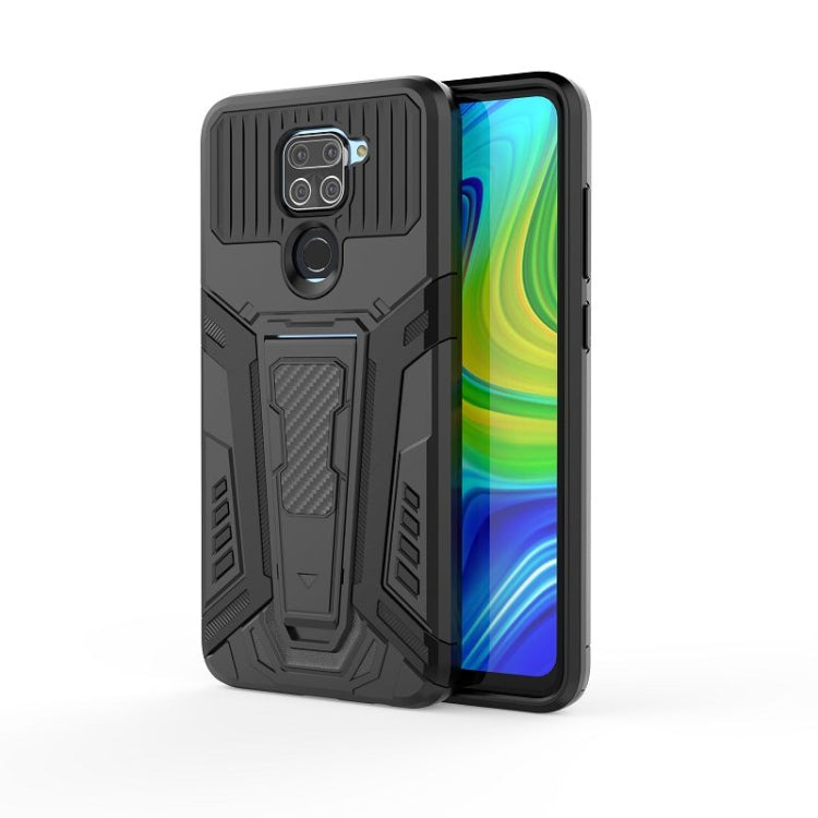 For Xiaomi Redmi Note 9 War Chariot Series Armor All-inclusive Shockproof PC + TPU Protective Case with Invisible Holder