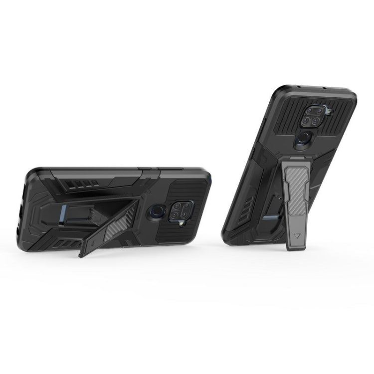For Xiaomi Redmi Note 9 War Chariot Series Armor All-inclusive Shockproof PC + TPU Protective Case with Invisible Holder