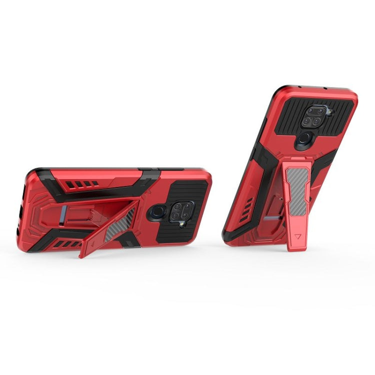 For Xiaomi Redmi Note 9 War Chariot Series Armor All-inclusive Shockproof PC + TPU Protective Case with Invisible Holder