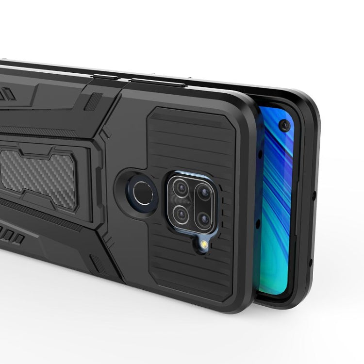 For Xiaomi Redmi Note 9 War Chariot Series Armor All-inclusive Shockproof PC + TPU Protective Case with Invisible Holder