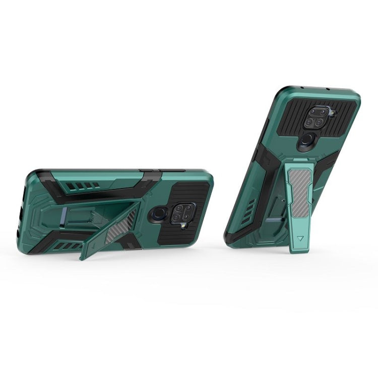 For Xiaomi Redmi Note 9 War Chariot Series Armor All-inclusive Shockproof PC + TPU Protective Case with Invisible Holder