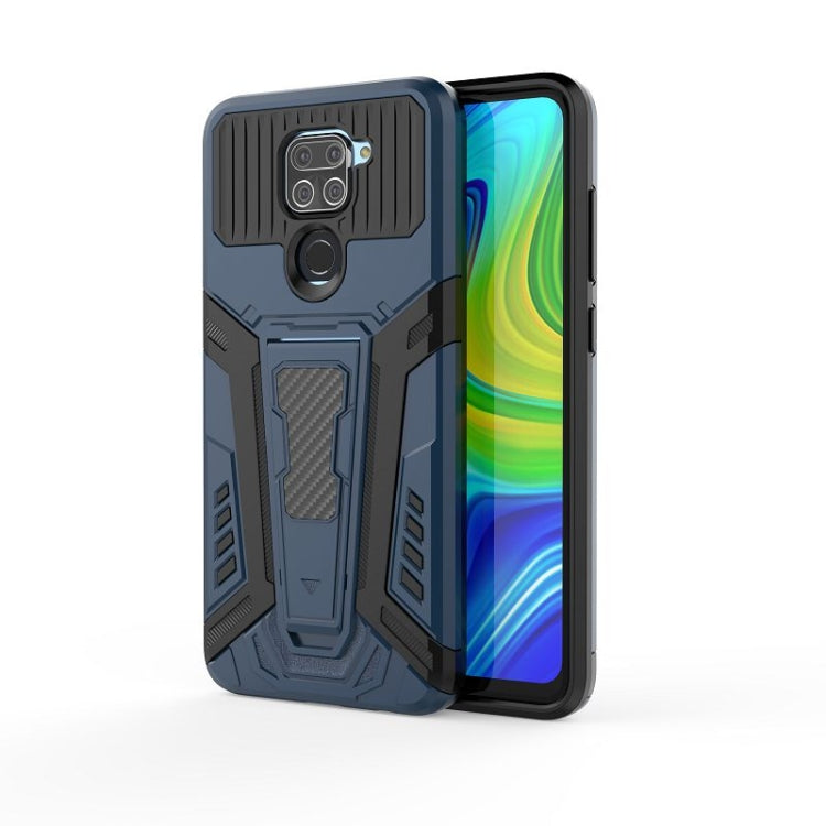 For Xiaomi Redmi Note 9 War Chariot Series Armor All-inclusive Shockproof PC + TPU Protective Case with Invisible Holder