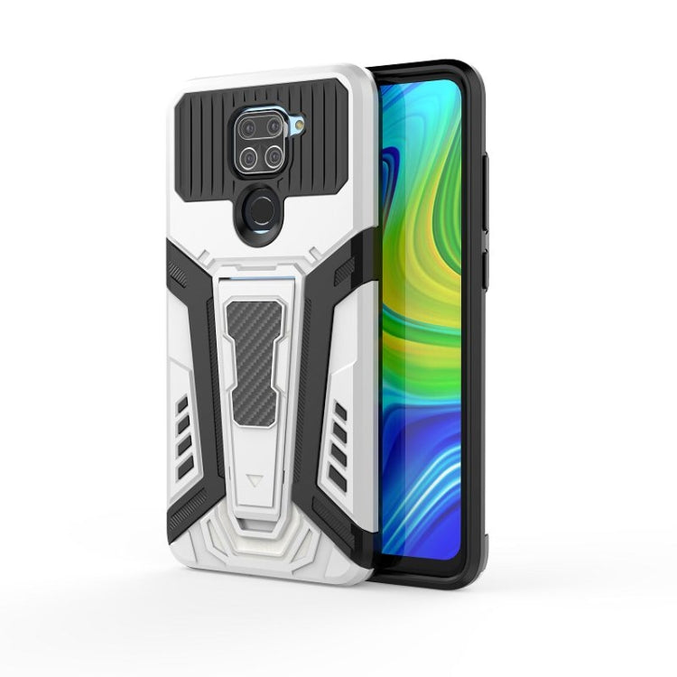For Xiaomi Redmi Note 9 War Chariot Series Armor All-inclusive Shockproof PC + TPU Protective Case with Invisible Holder