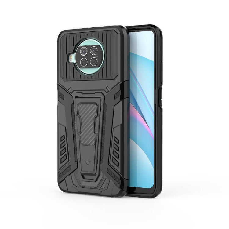 For Xiaomi Mi 10T Lite 5G War Chariot Series Armor All-inclusive Shockproof PC + TPU Protective Case with Invisible Holder