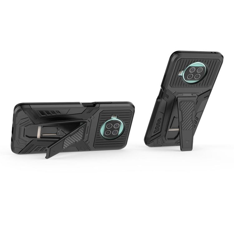 For Xiaomi Mi 10T Lite 5G War Chariot Series Armor All-inclusive Shockproof PC + TPU Protective Case with Invisible Holder
