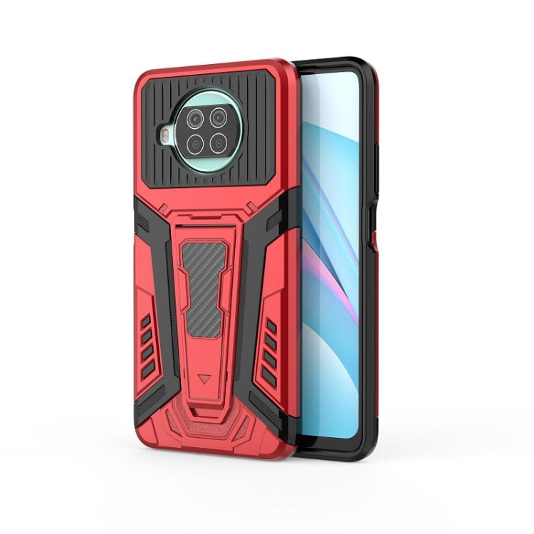 For Xiaomi Mi 10T Lite 5G War Chariot Series Armor All-inclusive Shockproof PC + TPU Protective Case with Invisible Holder