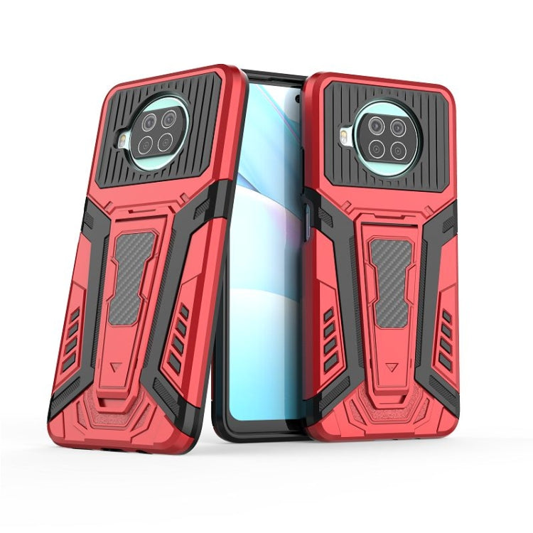 For Xiaomi Mi 10T Lite 5G War Chariot Series Armor All-inclusive Shockproof PC + TPU Protective Case with Invisible Holder