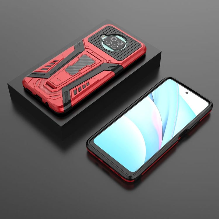 For Xiaomi Mi 10T Lite 5G War Chariot Series Armor All-inclusive Shockproof PC + TPU Protective Case with Invisible Holder