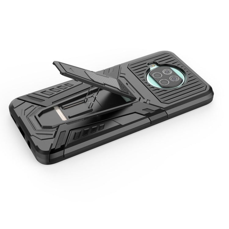 For Xiaomi Mi 10T Lite 5G War Chariot Series Armor All-inclusive Shockproof PC + TPU Protective Case with Invisible Holder