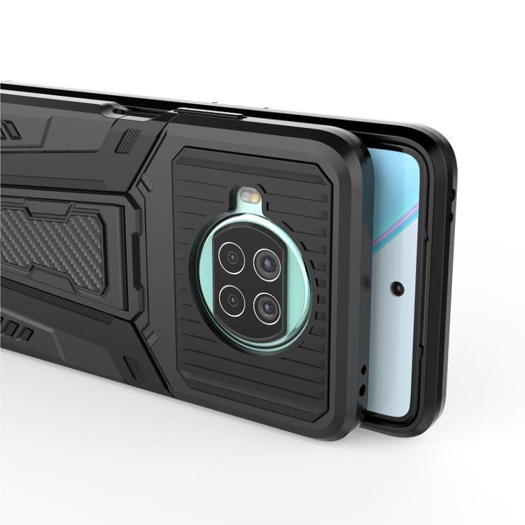 For Xiaomi Mi 10T Lite 5G War Chariot Series Armor All-inclusive Shockproof PC + TPU Protective Case with Invisible Holder