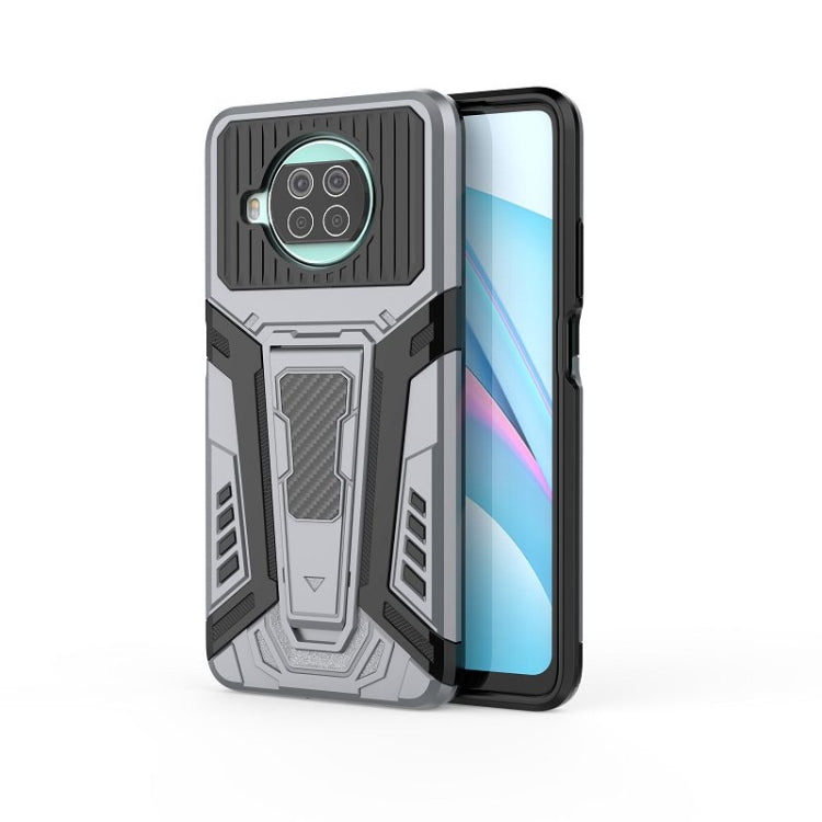 For Xiaomi Mi 10T Lite 5G War Chariot Series Armor All-inclusive Shockproof PC + TPU Protective Case with Invisible Holder