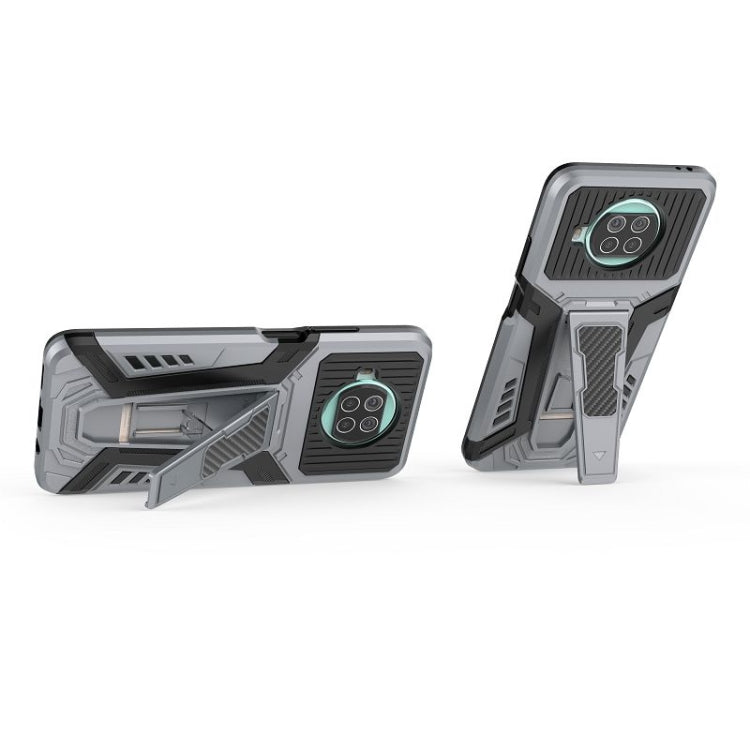 For Xiaomi Mi 10T Lite 5G War Chariot Series Armor All-inclusive Shockproof PC + TPU Protective Case with Invisible Holder