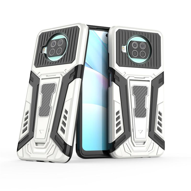 For Xiaomi Mi 10T Lite 5G War Chariot Series Armor All-inclusive Shockproof PC + TPU Protective Case with Invisible Holder
