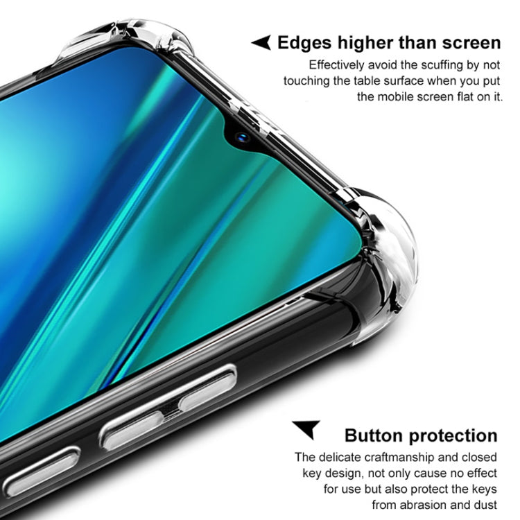 For OPPO Realme 5 Pro IMAK All Coverage Shockproof Airbag TPU Case