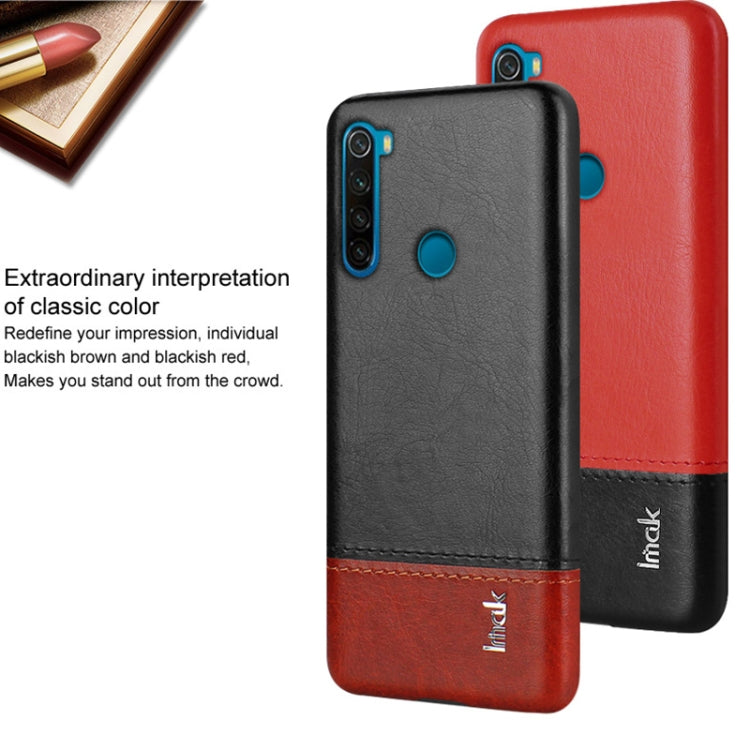For Xiaomi Redmi Note 8 IMAK Ruiyi Series Concise Slim PU + PC Protective Case