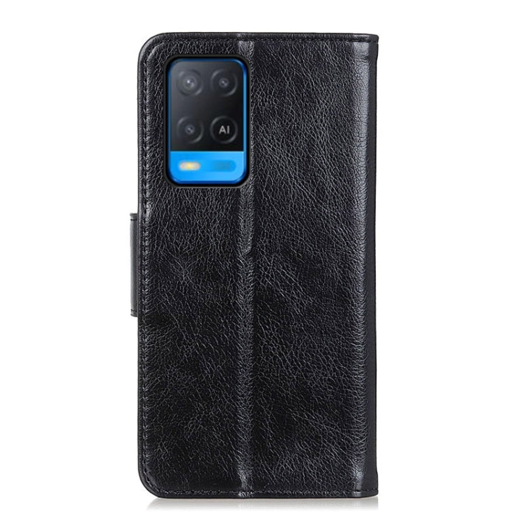 For OPPO A54 4G Nappa Texture Horizontal Flip Leather Case with Holder & Card Slots & Wallet