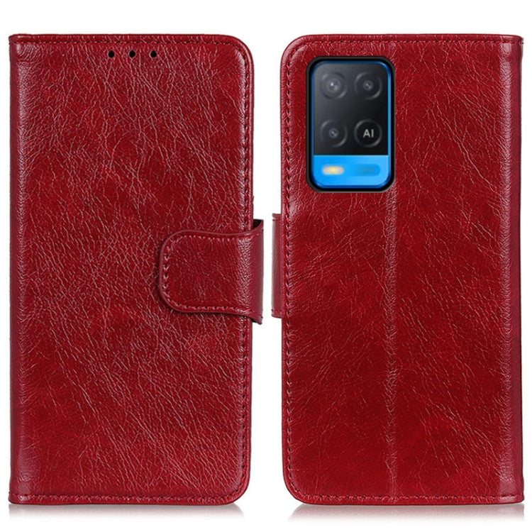 For OPPO A54 4G Nappa Texture Horizontal Flip Leather Case with Holder & Card Slots & Wallet