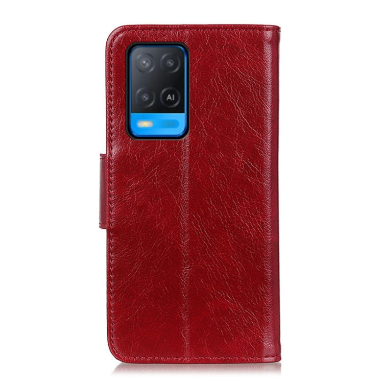 For OPPO A54 4G Nappa Texture Horizontal Flip Leather Case with Holder & Card Slots & Wallet