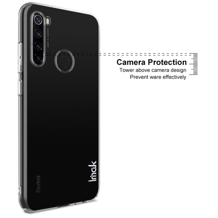 For Xiaomi Redmi Note 8 IMAK Wing II Pro Series Wear-resisting Crystal Protective Case(Transparent)