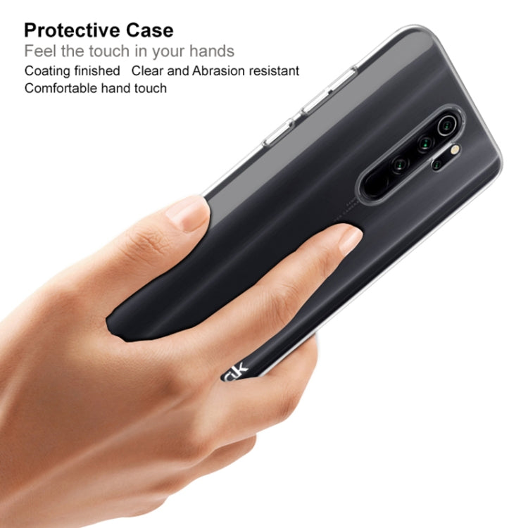 For Xiaomi Redmi Note 8 Pro IMAK Wing II Pro Series Wear-resisting Crystal Protective Case(Transparent)