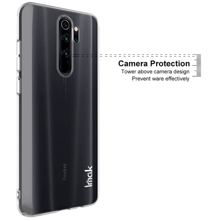 For Xiaomi Redmi Note 8 Pro IMAK Wing II Pro Series Wear-resisting Crystal Protective Case(Transparent)
