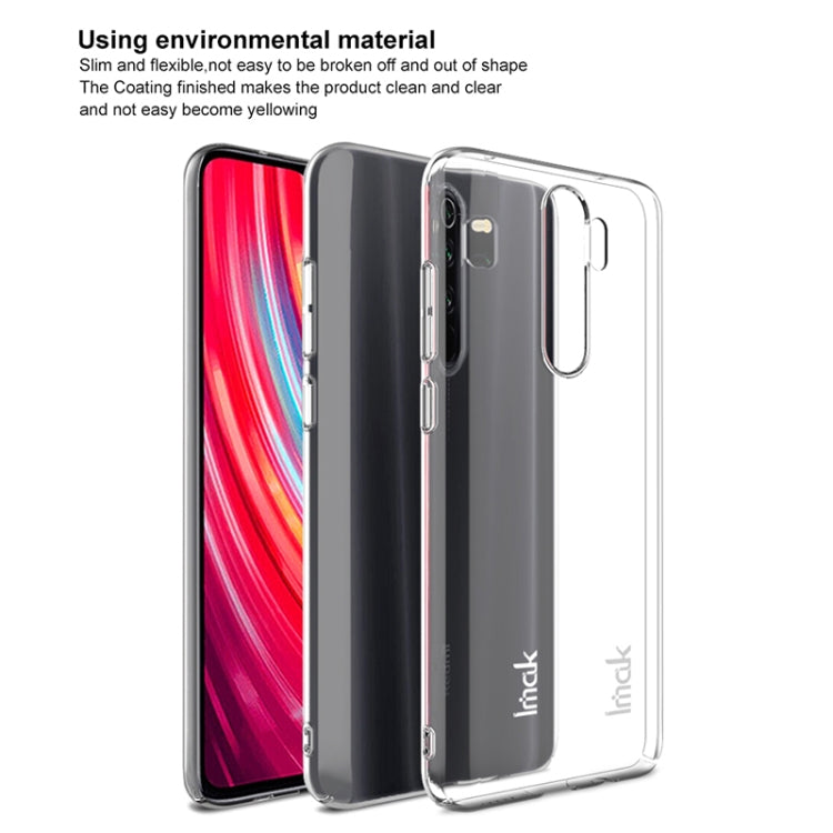 For Xiaomi Redmi Note 8 Pro IMAK Wing II Pro Series Wear-resisting Crystal Protective Case(Transparent)