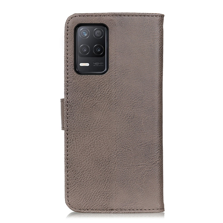 For Realme 9 5G / Realme 8 5G / Realme V13 5G KHAZNEH Cowhide Texture Horizontal Flip Leather Case
