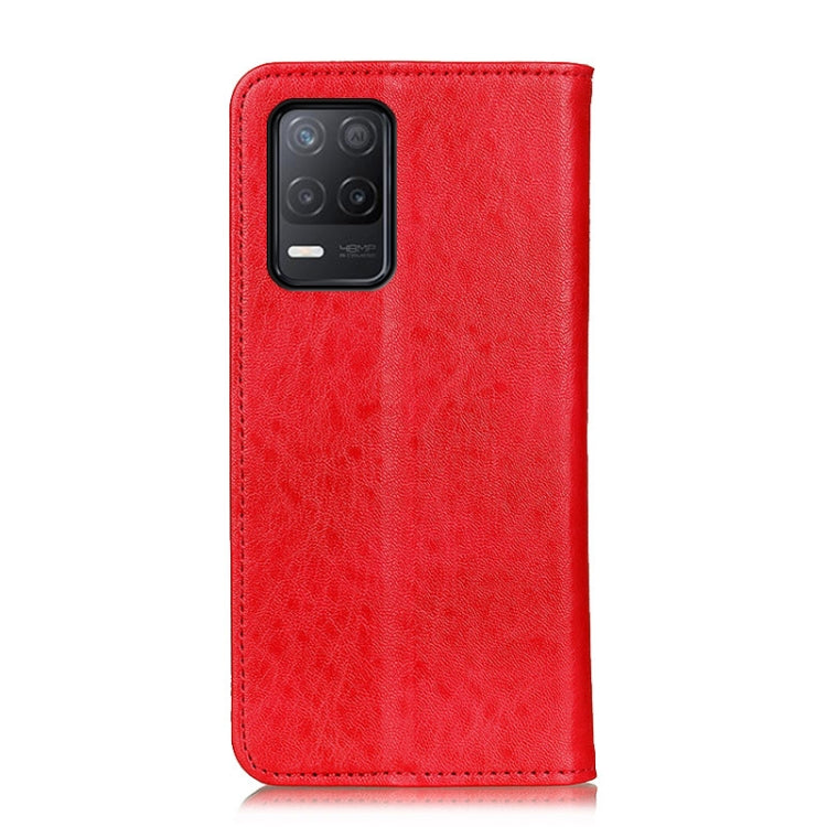 For Realme 9 5G / Realme 8 5G / Realme V13 5G Magnetic Crazy Horse Texture Horizontal Flip Leather Case