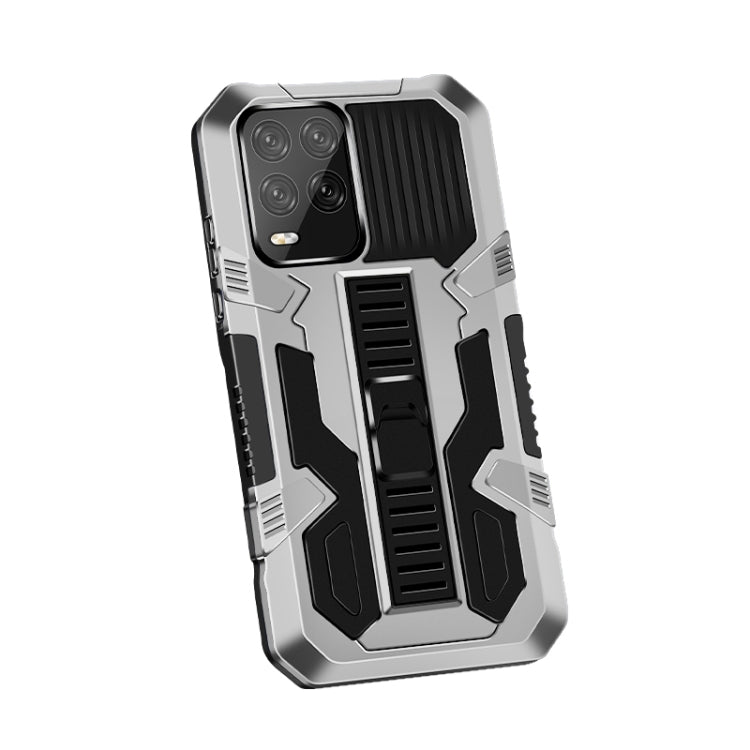 For OPPO Realme 8 / 8 Pro Vanguard Warrior All Inclusive Double-color Shockproof TPU + PC Protective Case with Holder