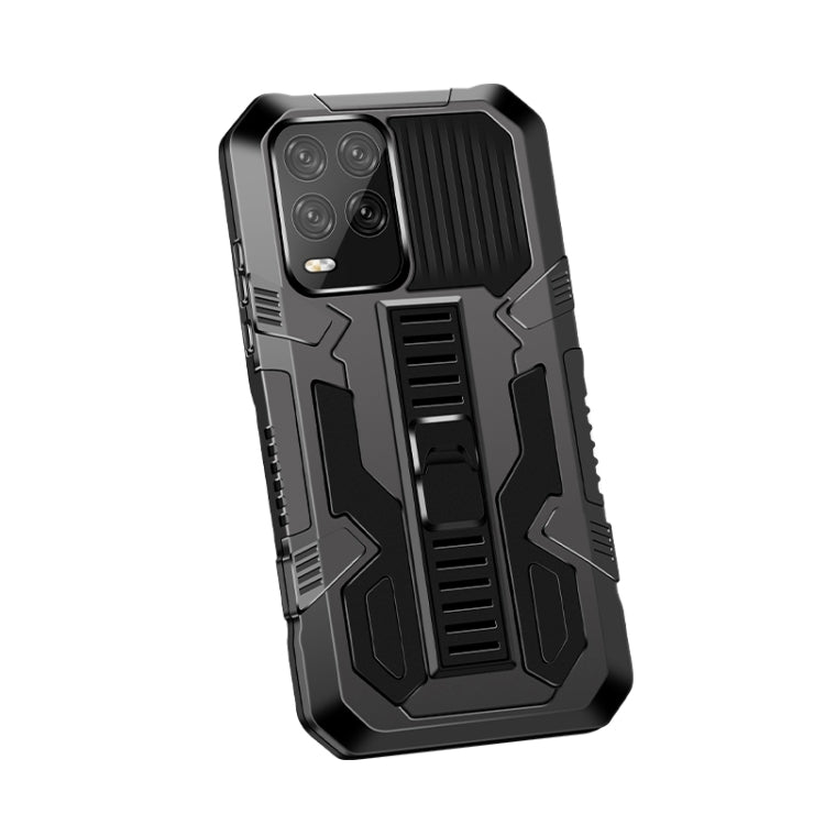 For OPPO Realme 8 / 8 Pro Vanguard Warrior All Inclusive Double-color Shockproof TPU + PC Protective Case with Holder