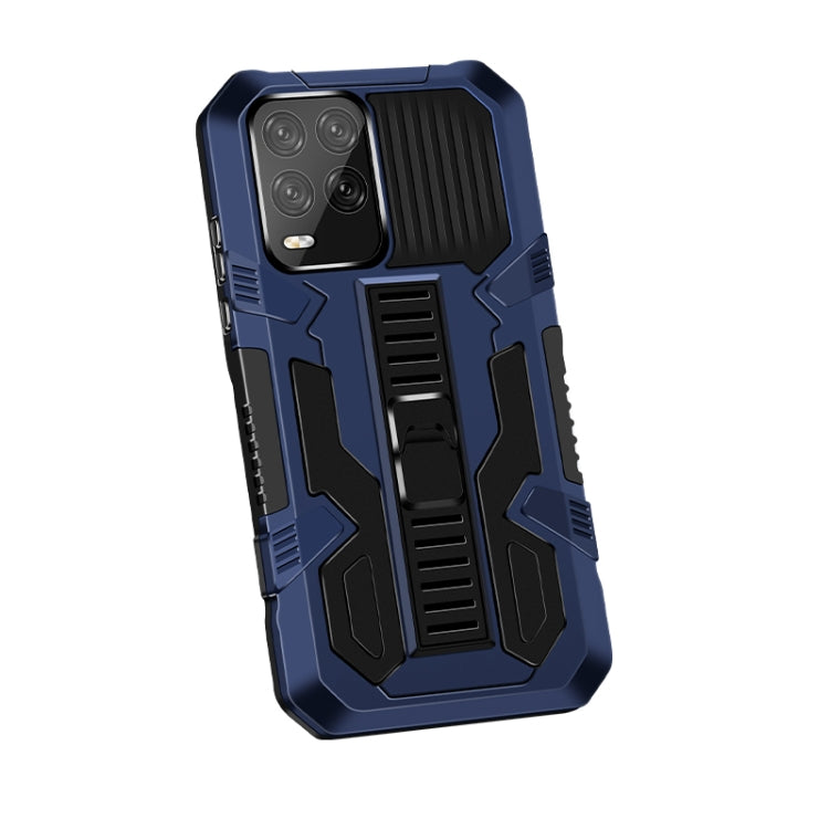 For OPPO Realme 8 / 8 Pro Vanguard Warrior All Inclusive Double-color Shockproof TPU + PC Protective Case with Holder