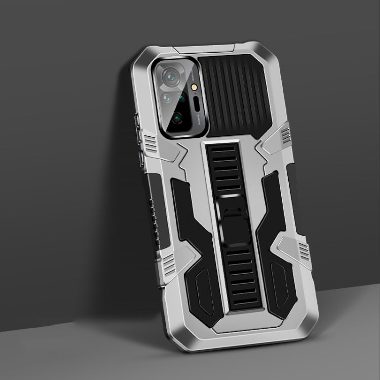 For Redmi Note 10 Pro / Note 10 Pro Max Vanguard Warrior All Inclusive Double-color Shockproof TPU + PC Protective Case with Holder