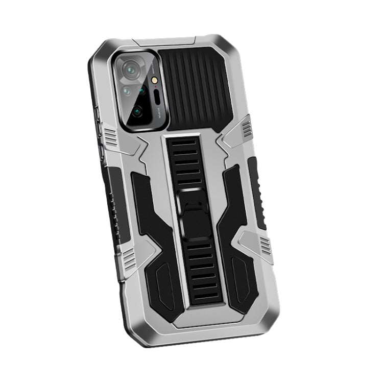 For Redmi Note 10 Pro / Note 10 Pro Max Vanguard Warrior All Inclusive Double-color Shockproof TPU + PC Protective Case with Holder