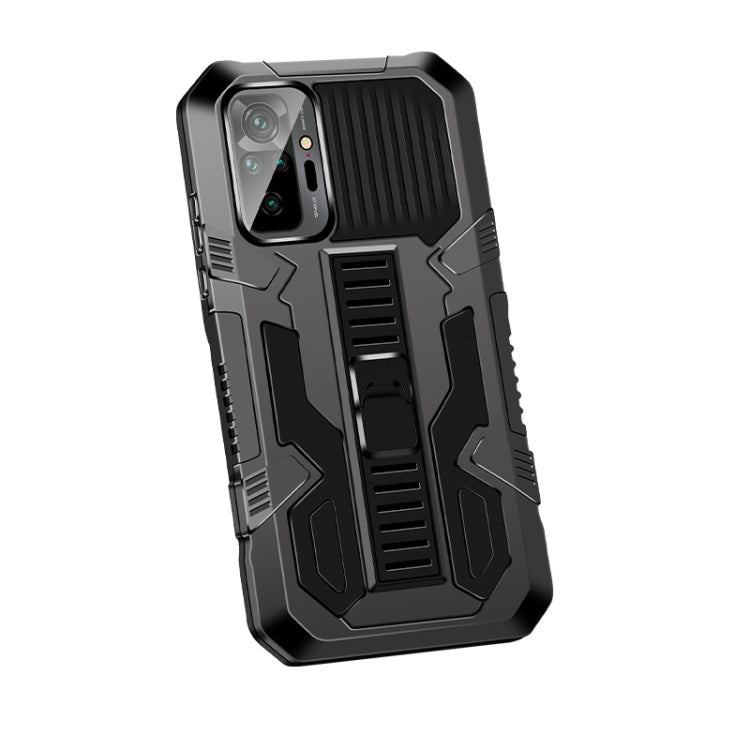 For Redmi Note 10 Pro / Note 10 Pro Max Vanguard Warrior All Inclusive Double-color Shockproof TPU + PC Protective Case with Holder