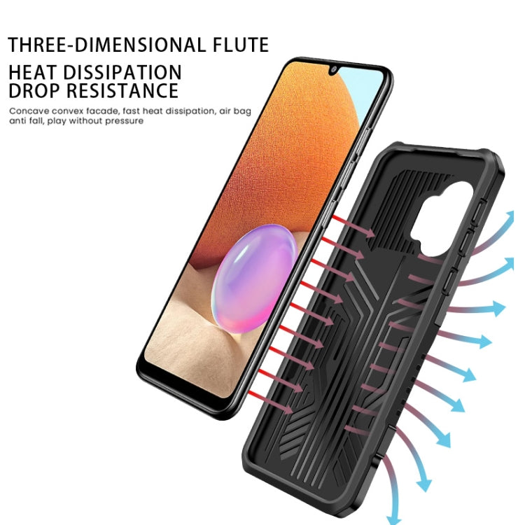 For Redmi Note 10 Pro / Note 10 Pro Max Vanguard Warrior All Inclusive Double-color Shockproof TPU + PC Protective Case with Holder