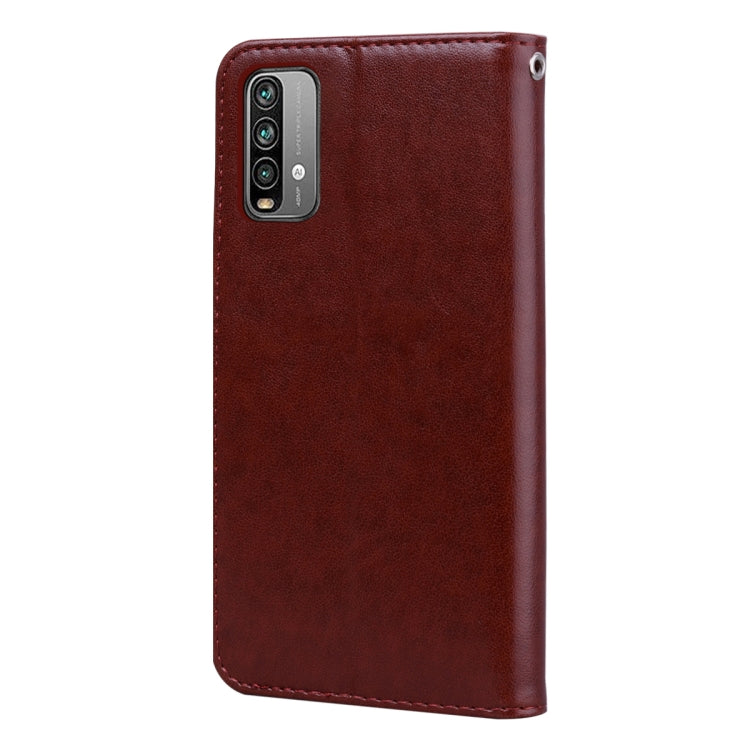For Xiaomi Redmi 9T Rose Embossed Horizontal Flip PU Leather Case with Holder & Card Slots & Wallet