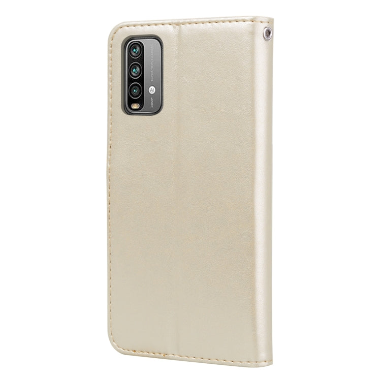 For Xiaomi Redmi 9T Rose Embossed Horizontal Flip PU Leather Case with Holder & Card Slots & Wallet