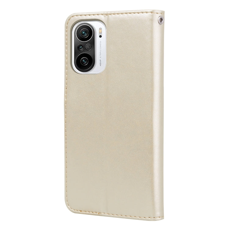 For Xiaomi Redmi K40 / K40 Pro Rose Embossed Horizontal Flip PU Leather Case with Holder & Card Slots & Wallet