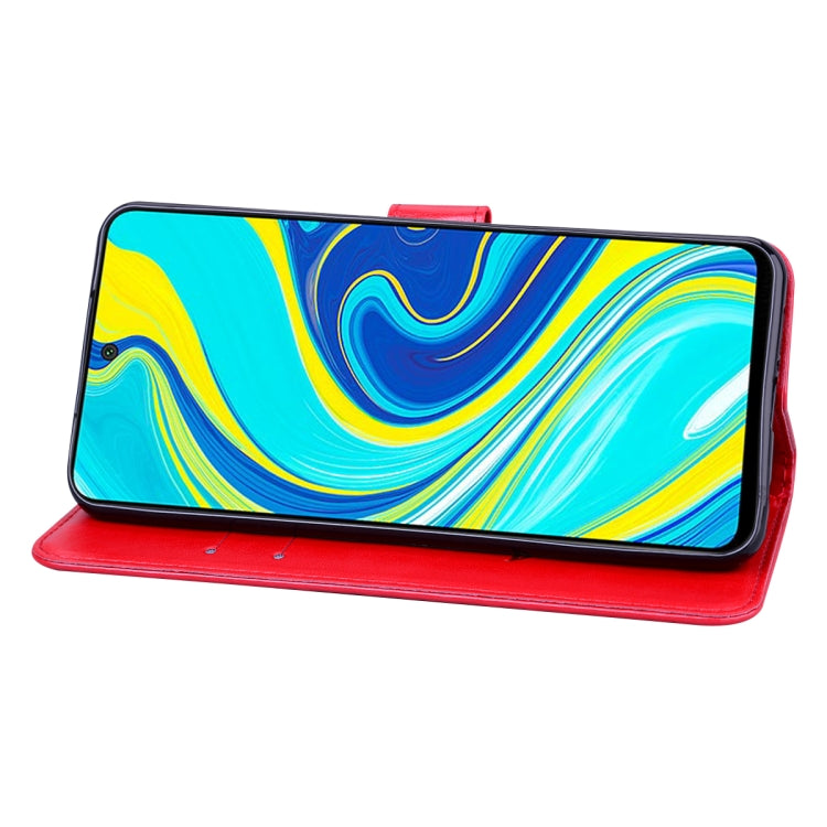 For Xiaomi Mi 10T Lite 5G Rose Embossed Horizontal Flip PU Leather Case with Holder & Card Slots & Wallet